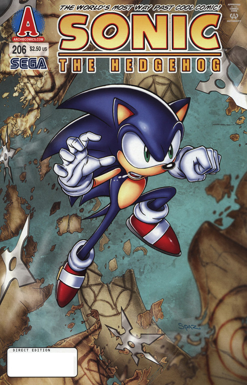 Sonic - Archie Adventure Series January 2010 Comic cover page